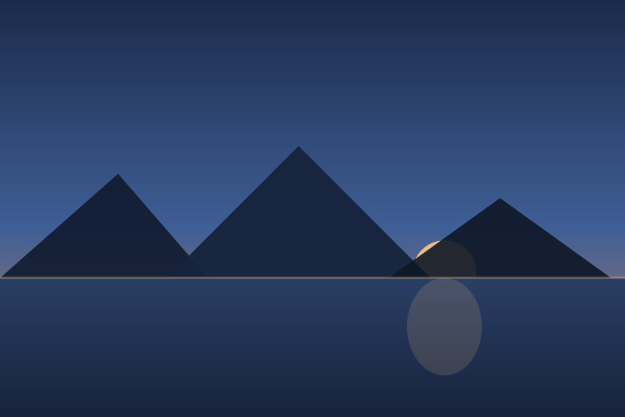 A synthetic sample landscape used to demonstrate the cleaning report